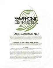 Free Download PDF Books, Basic Label Marketing Plan Template