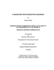 Free Download PDF Books, eMarketing Strategies For eBusiness Template