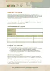 Marketing Action Plan Download Template