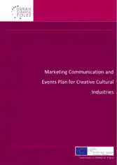 Free Download PDF Books, Marketing Communication And Events Plan Template