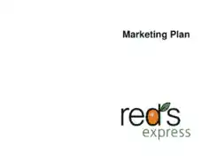 Red Express Restaurant Marketing Plan Sample Template