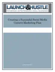 Free Download PDF Books, Social Media Content Marketing Plan Pdf Template