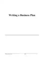 Free Download PDF Books, Writing a Business Plan Template