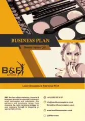 Beauty Salon Business Plan Sample Template