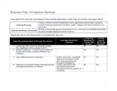 Free Download PDF Books, Business Plan Immigration Service Template