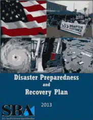 Disaster Preparedness and Recovery Business Plan Template