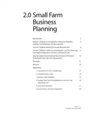 Small Fam Buisness Plan Guide Template