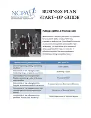 Free Download PDF Books, Startup Business Plan Example Template