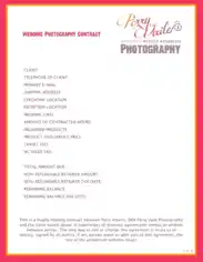 Free Download PDF Books, Wedding Photography Business Plan Template