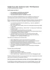 Email Resume Cover Letter Example Template