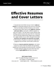 Sample Cover Letter For Resume Template