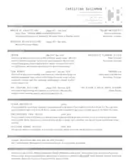 Architecture Student Resume Template