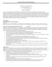 Free Download PDF Books, Account Receivable Manager Resume Template