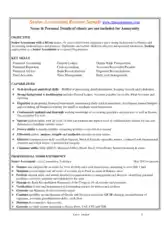 Senior Accountant Resume PDF Template