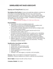 Free Download PDF Books, Sales Associate Resume Example Template