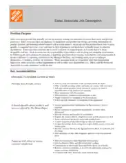 Free Download PDF Books, Sample Sales Associate Resume Template