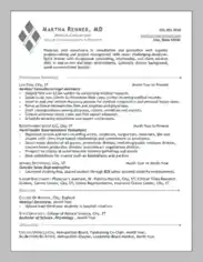 Medical Consultant Resume Format Template