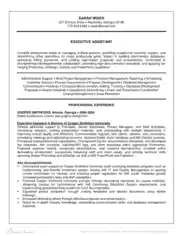 Administrative Assistant Executive Resume Template