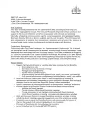 Free Download PDF Books, Administrative Assistant Non Profit Resume Template