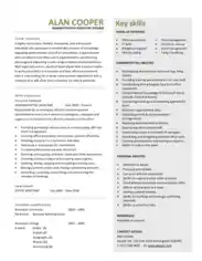 Administrative Assistant Resume With Experience Template