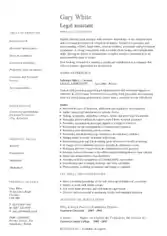 Legal Administrative Assistant Resume Template