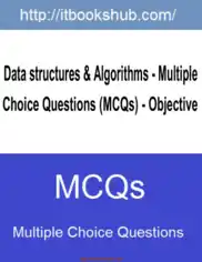Free Download PDF Books, Data Structures Algorithms Multiple Choice Questions MCQs, Pdf Free Download