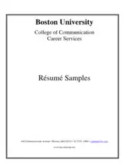 Basic Undergraduate Resume Sample Template