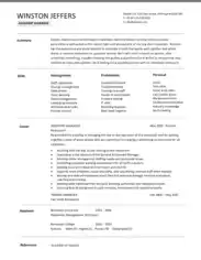 Free Download PDF Books, Restaurant Assistant Manager Resume Template