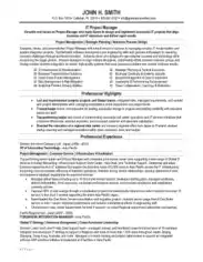 Free Download PDF Books, Resume Professional Services Project Manager Template