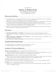 Free Download PDF Books, General Professional Resume Template