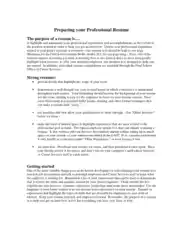 Free Download PDF Books, IT Professional Resume Template