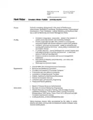 Free Download PDF Books, Consultant Resume Sample Template