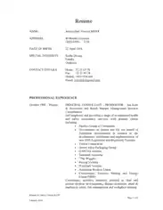 Consulting Resume Sample Example Template
