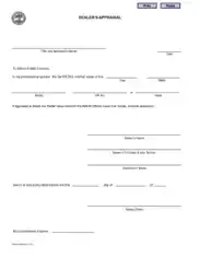 Free Download PDF Books, Dealer Appraisal Form Template