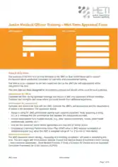 Medical Officer Training Mid Term Appraisal Form Template
