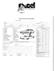 Free Download PDF Books, Used Car Appraisal Format Template