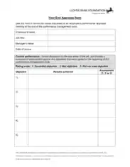Free Download PDF Books, Year End Appraisal Form Template