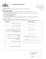 Free Download PDF Books, Yearly Health Appraisal Form Template