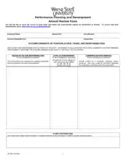 Free Download PDF Books, Performance Appraisal Annual Review Form Template