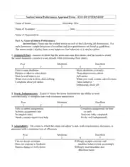 Free Download PDF Books, Student Intern Performance Appraisal Form Template