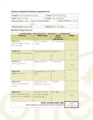 Completed Self Appraisal Form Template