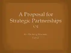 Strategic Partnership Proposal Template