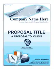 Free Download PDF Books, Company Bid Proposal Sample Template