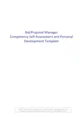 Effective Bid And Proposal Management Sample Template