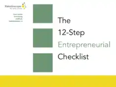 The 12 Step Entrepreneurial Checklist Template