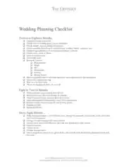 Free Download PDF Books, Sample Wedding Planning Checklist Template