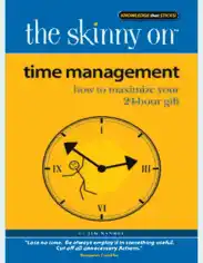 Free Download PDF Books, Time Management How To Maximize Your 24 Hour Free Pdf Book