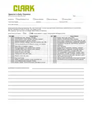 Free Download PDF Books, Vehicle Operators Daily Checklist Template