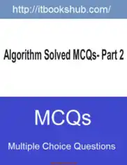 Free Download PDF Books, Algorithm Solved Mcqs Part 2, Pdf Free Download