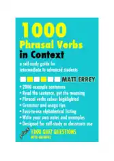 Free Download PDF Books, 1000 Phrasal Verbs in Context Free